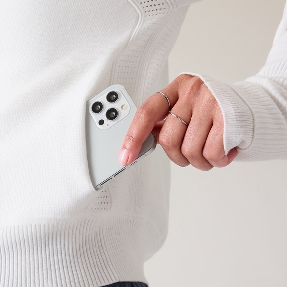 NWT Athleta White Advantage Sweater Size XXS. - Picture 5 of 11